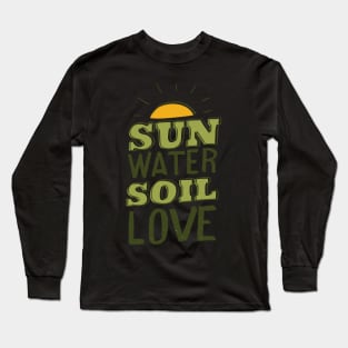 Sun, Summer, Love Long Sleeve T-Shirt